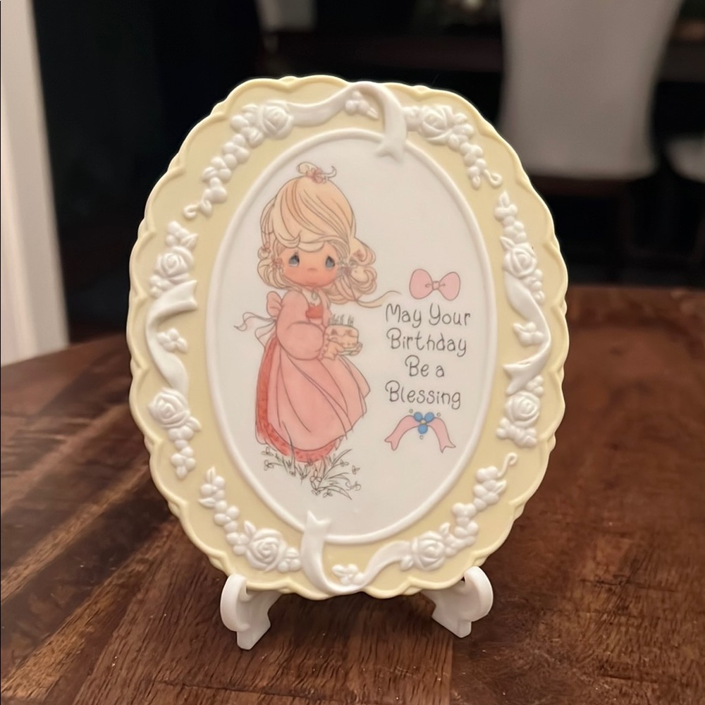 Precious Moments Birthday Blessing Plaque